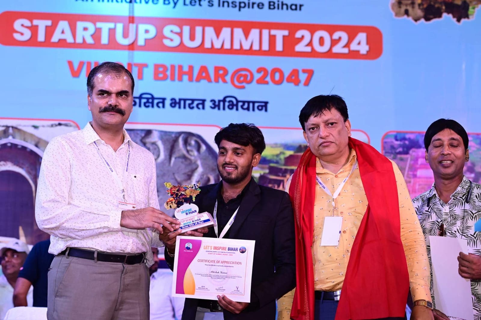 Startup Summit 2024 — Certificate of Appreciation